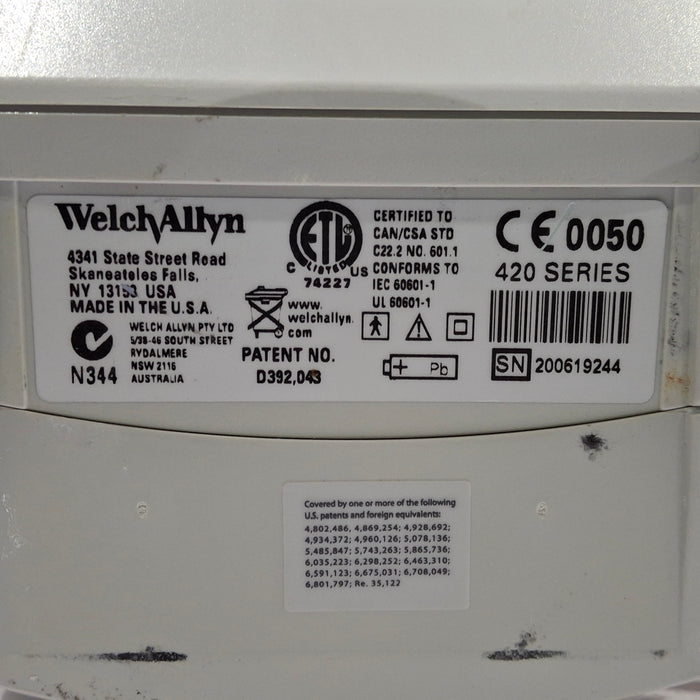 Welch Allyn Spot 420 - NIBP, Temp Vital Signs Monitor