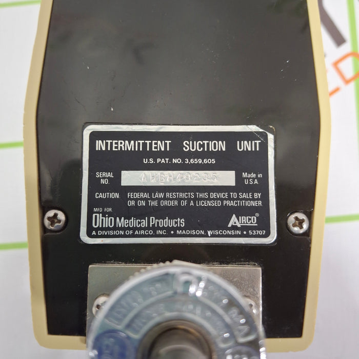 Ohmeda Medical 200 Intermittent Suction Unit