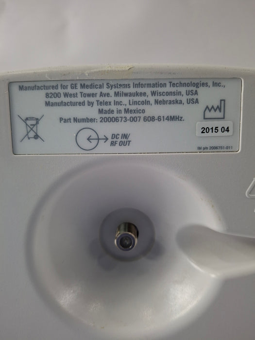 GE Healthcare ApexPro 2000673-007 Telemetry Antenna
