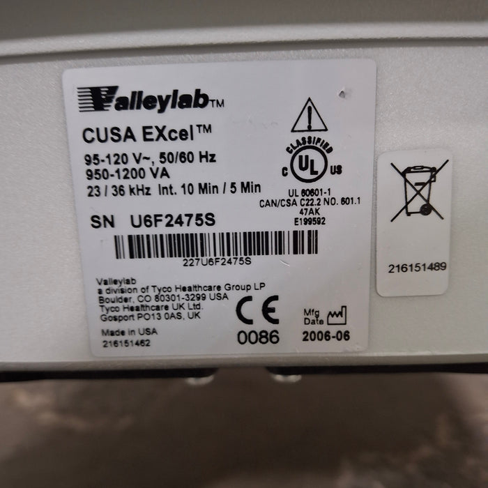 Valleylab CUSA EXcel Ultrasonic Surgical Aspirator