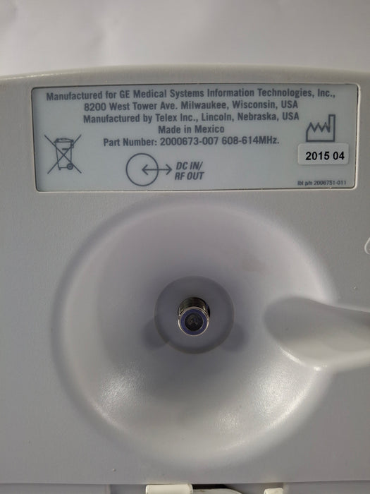 GE Healthcare ApexPro 2000673-007 Telemetry Antenna