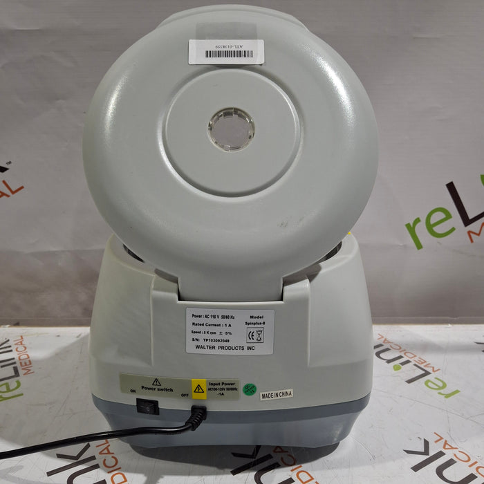 Walter Products, Inc. Spinplus-8 Centrifuge