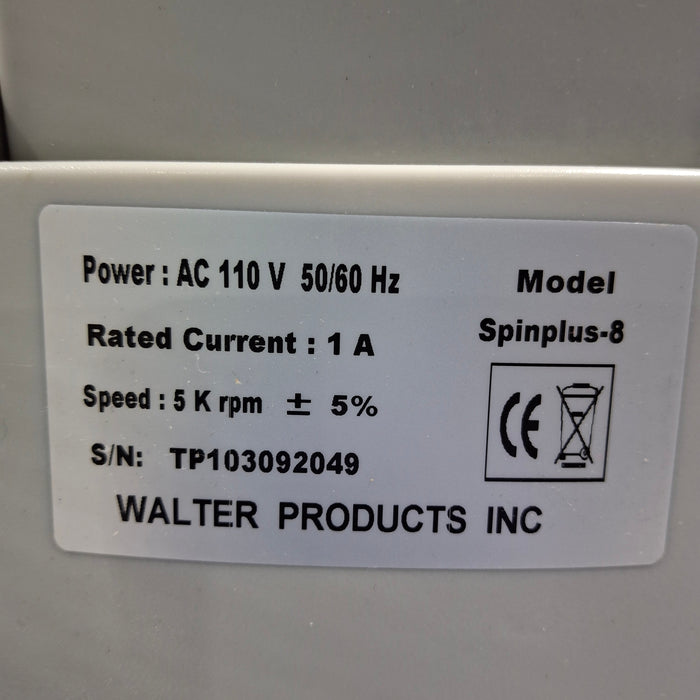 Walter Products, Inc. Spinplus-8 Centrifuge