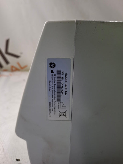 GE Healthcare Corometrics 250cx Series Model 259cx Fetal Monitor