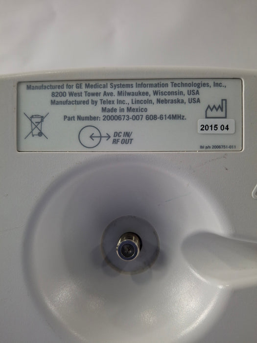 GE Healthcare ApexPro 2000673-007 Telemetry Antenna