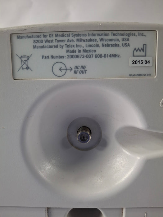 GE Healthcare ApexPro 2000673-007 Telemetry Antenna