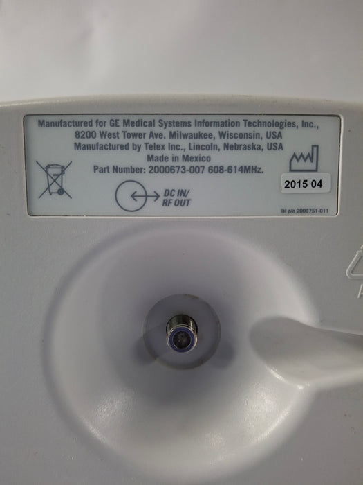GE Healthcare ApexPro 2000673-007 Telemetry Antenna