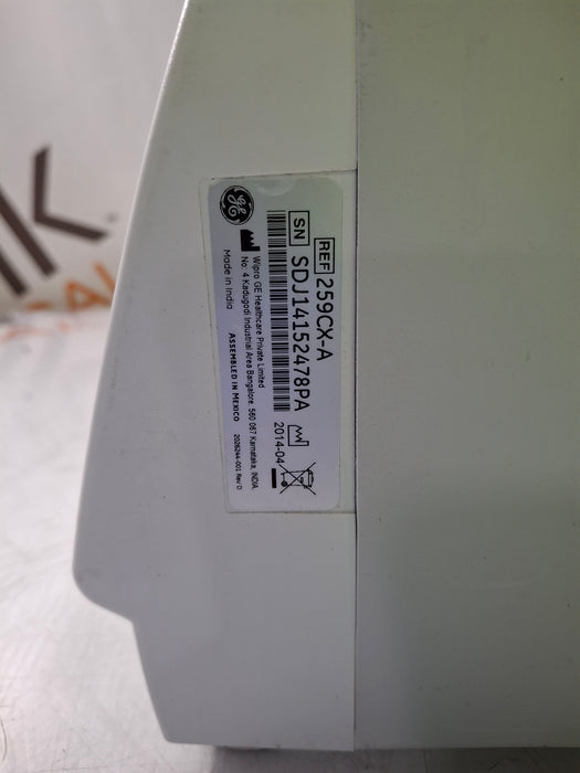 GE Healthcare Corometrics 250cx Series Model 259cx Fetal Monitor