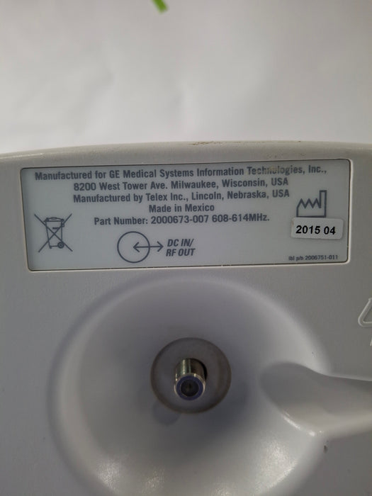 GE Healthcare ApexPro 2000673-007 Telemetry Antenna