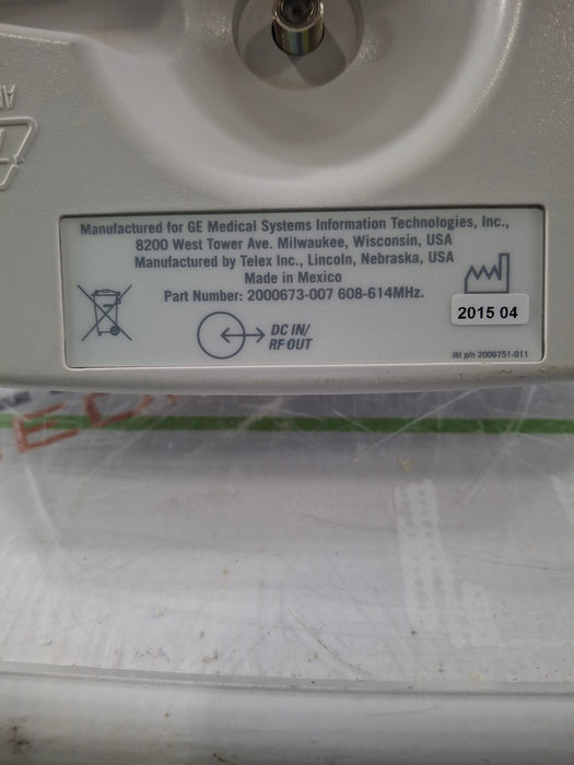 GE Healthcare ApexPro 2000673-007 Telemetry Antenna