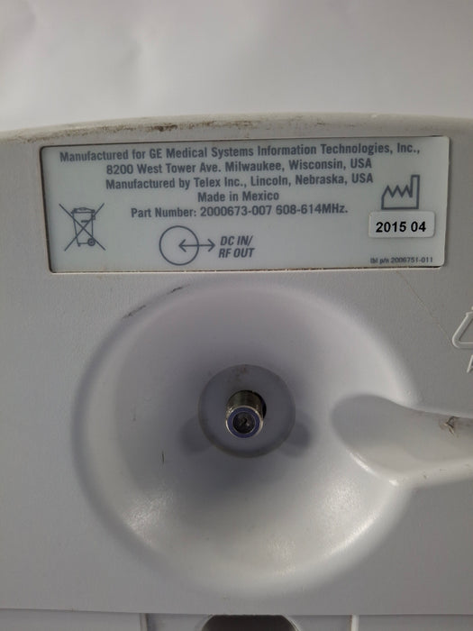 GE Healthcare ApexPro 2000673-007 Telemetry Antenna