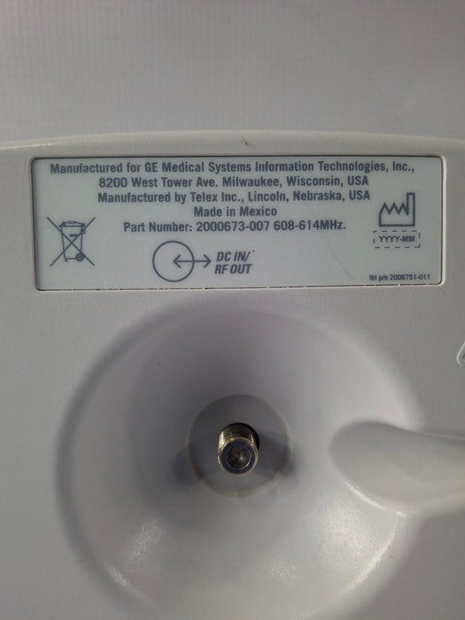 GE Healthcare ApexPro 2000673-007 Telemetry Antenna
