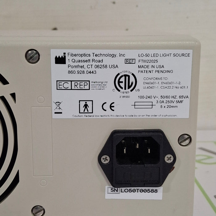 Fiberoptics Technology, Inc. LO-50 LED Lightsource