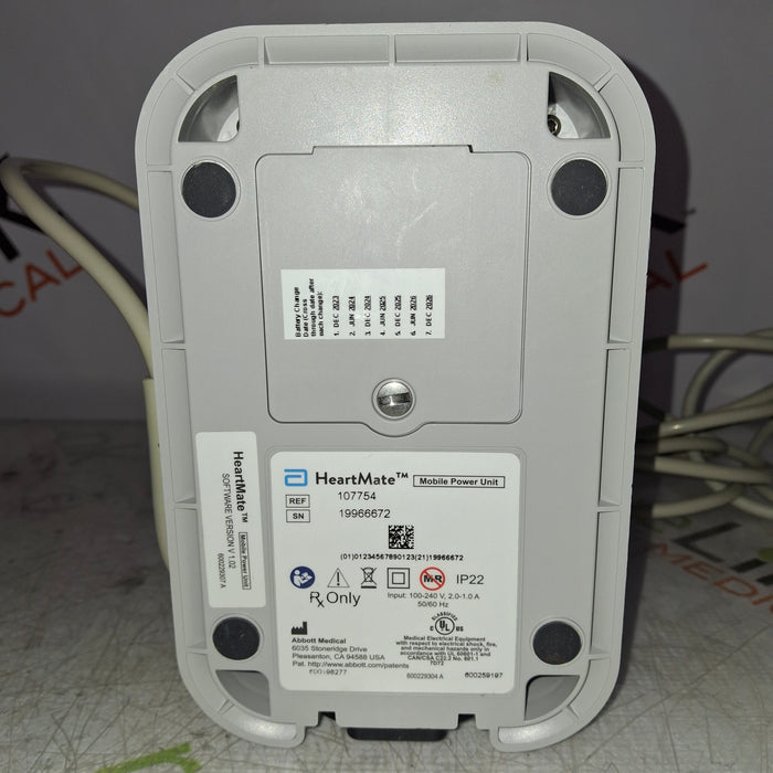Abbott Heartmate Mobile Power Unit