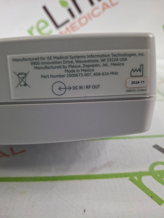 GE Healthcare ApexPro 2000673-007 Telemetry Antenna