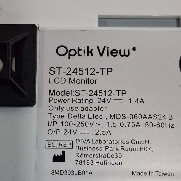 Diva Laboratories Diva Laboratories Optik View LCD Monitor Patient Monitors reLink Online