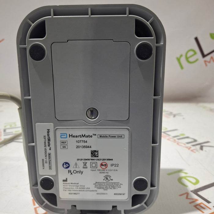 Abbott Heartmate Mobile Power Unit