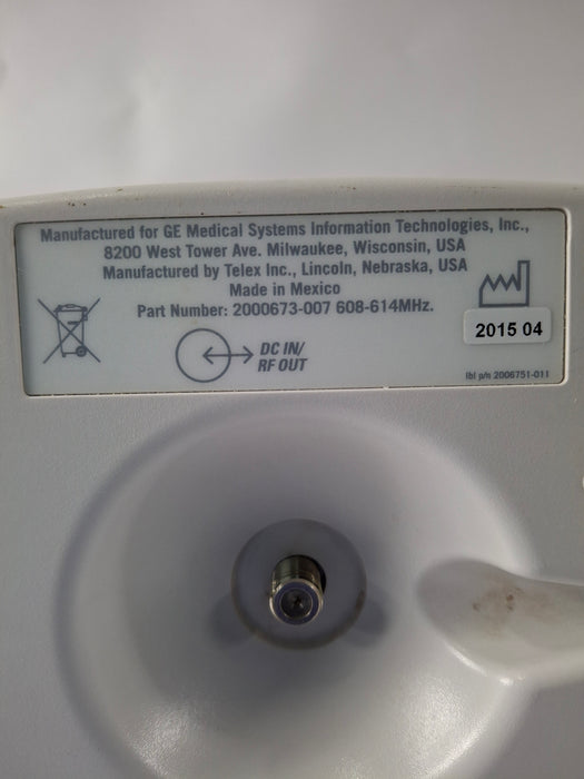 GE Healthcare ApexPro 2000673-007 Telemetry Antenna
