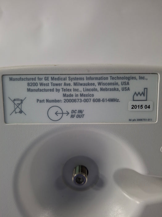 GE Healthcare ApexPro 2000673-007 Telemetry Antenna