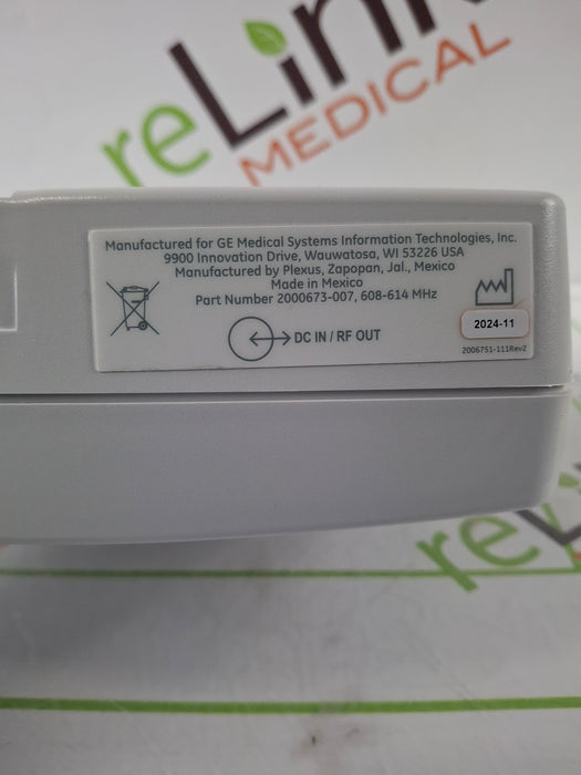 GE Healthcare ApexPro 2000673-007 Telemetry Antenna