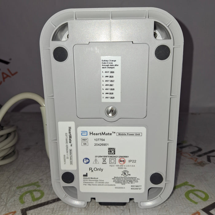 Abbott Heartmate Mobile Power Unit