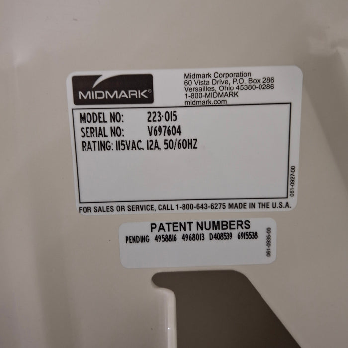 Midmark 223 Hi-Lo Power Barrier Free Procedure Exam Table
