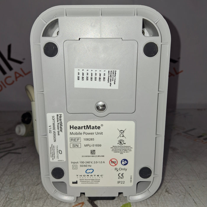 Thoratec Heartmate Mobile Power Unit