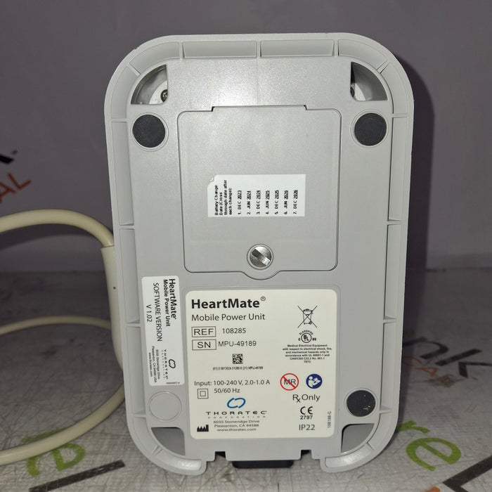 Thoratec Thoratec Heartmate Mobile Power Unit Patient Monitors reLink Online