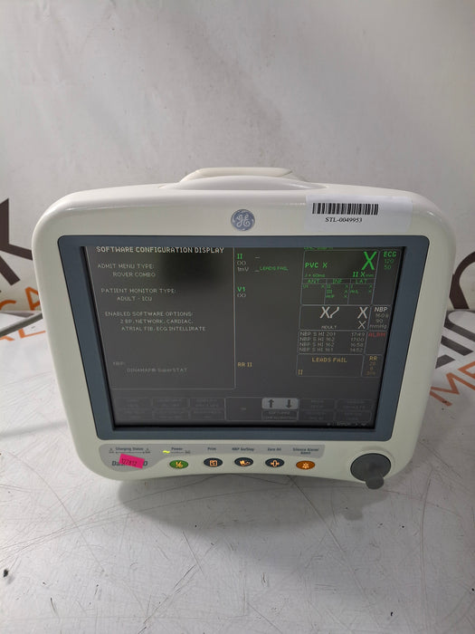GE Healthcare Dash 4000 - Masimo SpO2 Patient Monitor