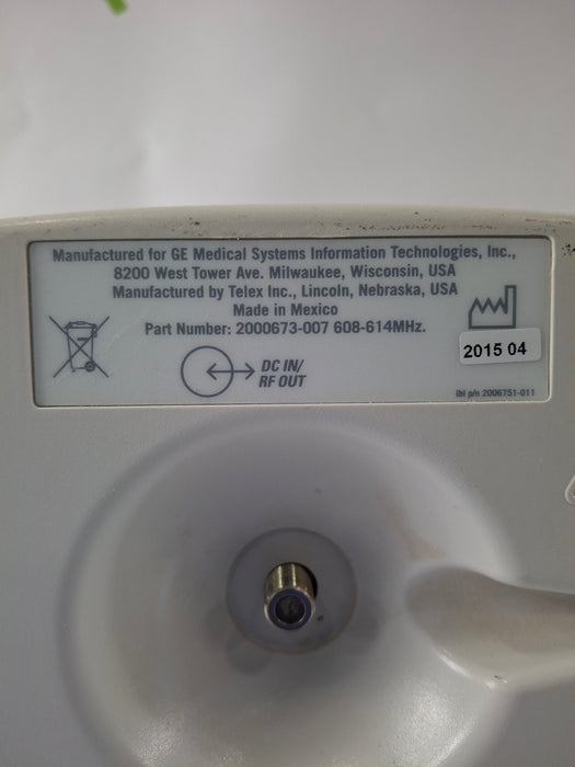 GE Healthcare ApexPro 2000673-007 Telemetry Antenna
