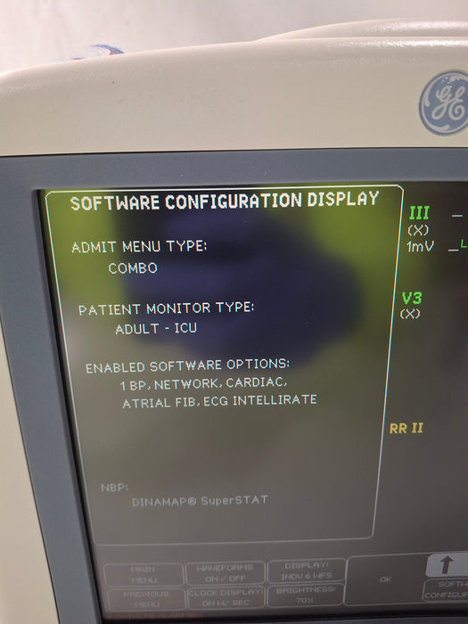 GE Healthcare Dash 4000 - Masimo SpO2 Patient Monitor