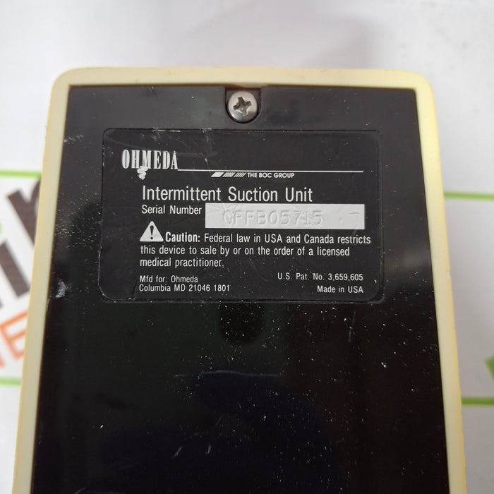 Ohmeda Medical 200 Intermittent Suction Unit