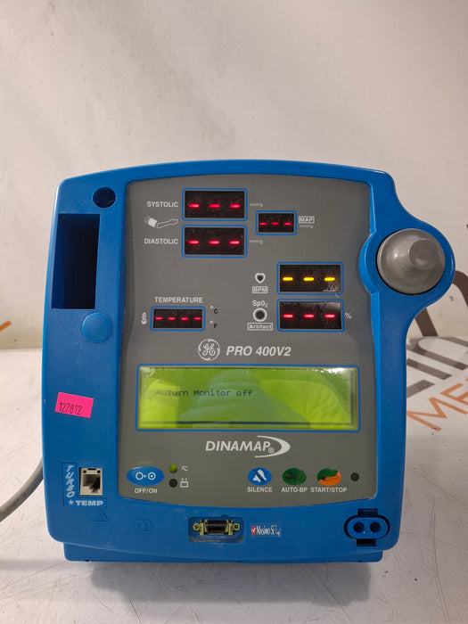 GE Healthcare Dinamap Pro 400V2 Vital Signs Monitor