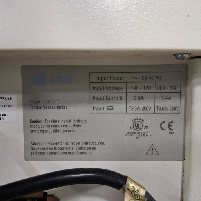 GE Healthcare Case Stress Test Console