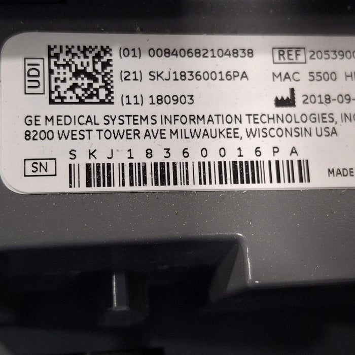 GE Healthcare GE Healthcare MAC 5500 ECG without CAM Module Cardiology reLink Online