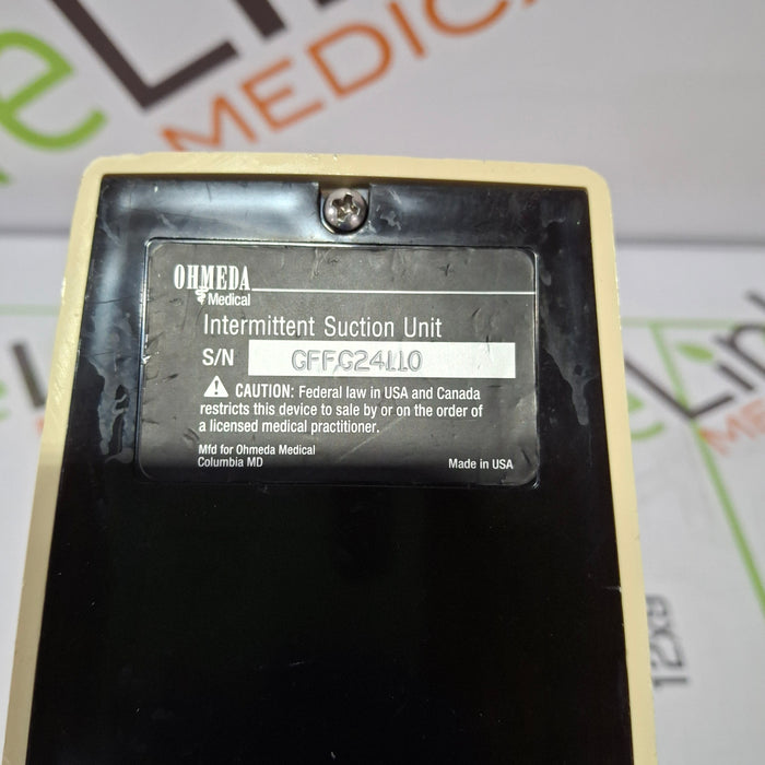 Ohmeda Medical 200 Intermittent Suction Unit