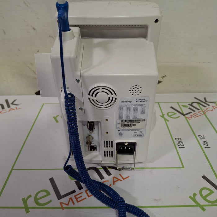 Mindray Datascope Accutorr V Vital Signs Monitor