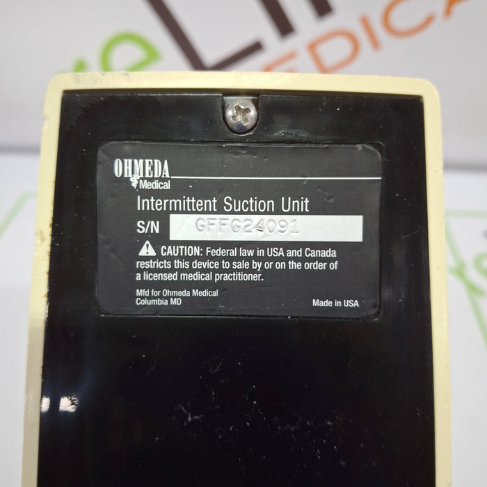 Ohmeda Medical 200 Intermittent Suction Unit