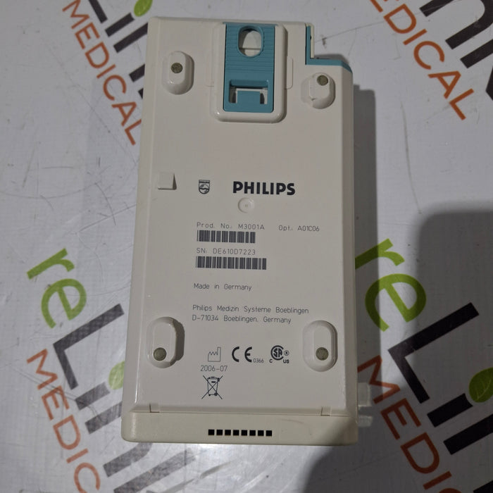 Philips M3001A-A01C06 Fast SpO2, NIBP, ECG, Temp, IBP MMS Module