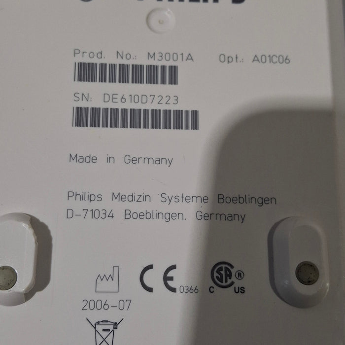 Philips M3001A-A01C06 Fast SpO2, NIBP, ECG, Temp, IBP MMS Module
