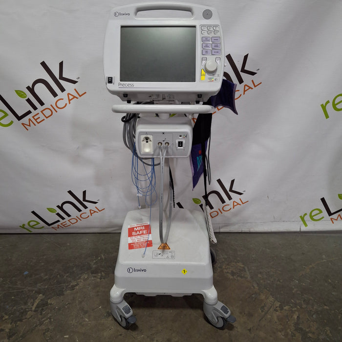 Invivo MDE Precess MRI 3160 Patient Monitoring System w/ Charging Cart