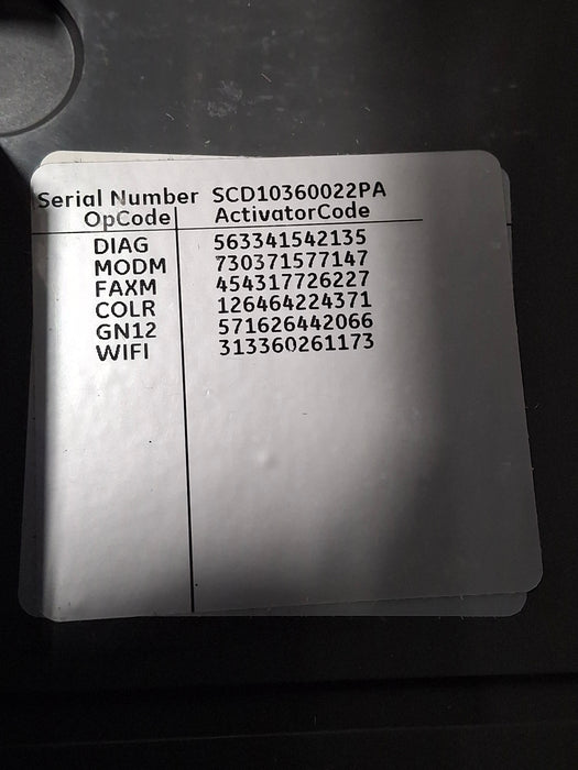 GE Healthcare MAC 5500 ECG without CAM Module