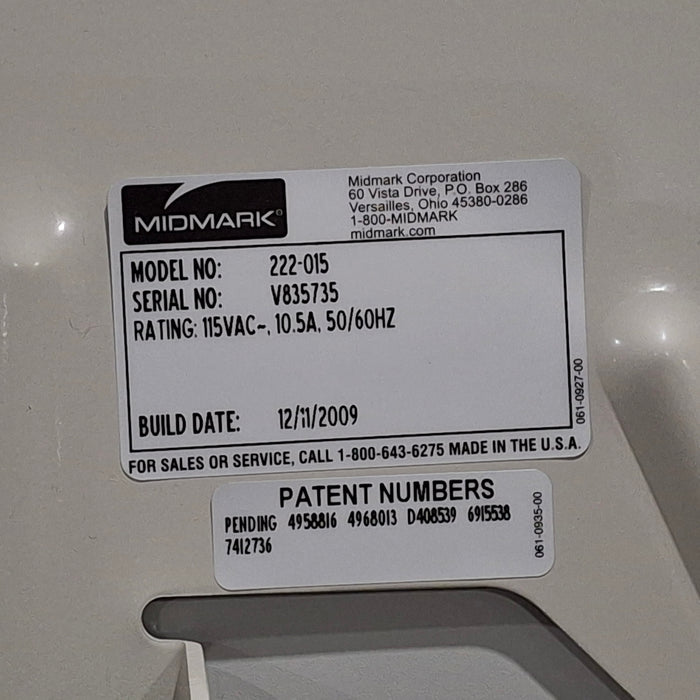 Midmark 222 Procedure Chair