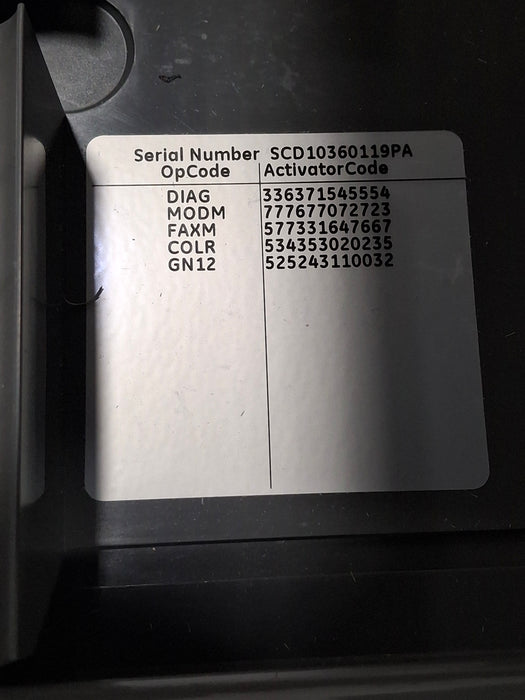 GE Healthcare MAC 5500 ECG without CAM Module
