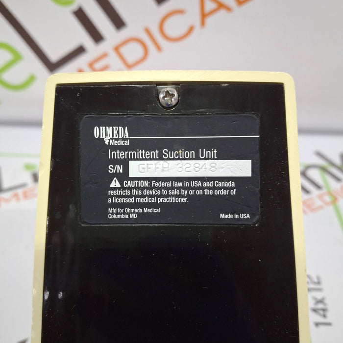 Ohmeda Medical 200 Intermittent Suction Unit