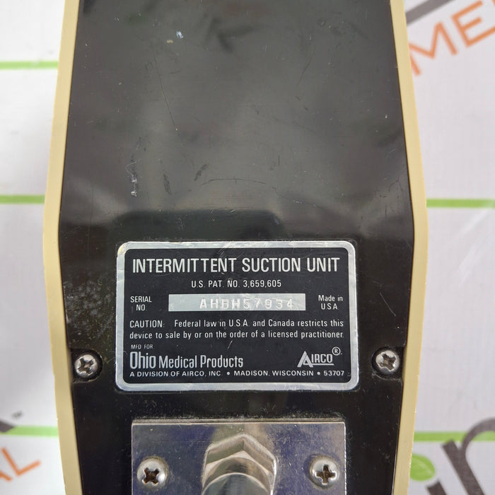 Ohmeda Medical 200 Intermittent Suction Unit