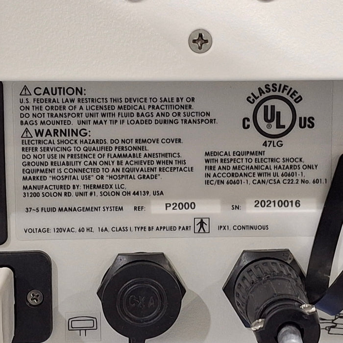 Thermedx P2000 Fluid Management System