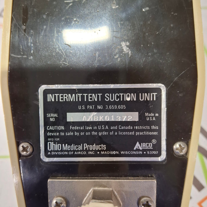 Ohmeda Medical 200 Intermittent Suction Unit