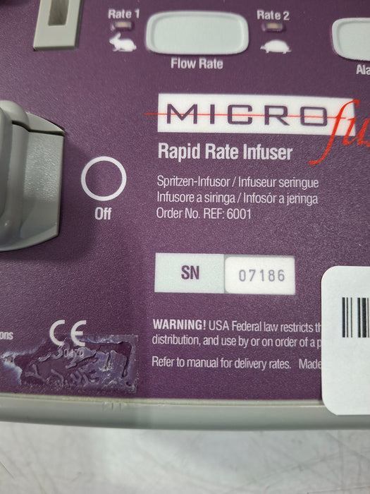 Baxa Corporation MicroFuse Rapid Rate Syringe Infuser Pump