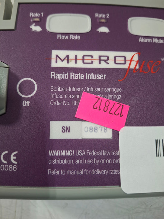 Baxa Corporation MicroFuse Rapid Rate Syringe Infuser Pump
